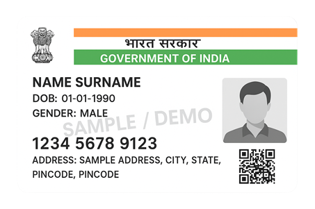 Aadhaar Card printing service by Print Bale Bhaiya